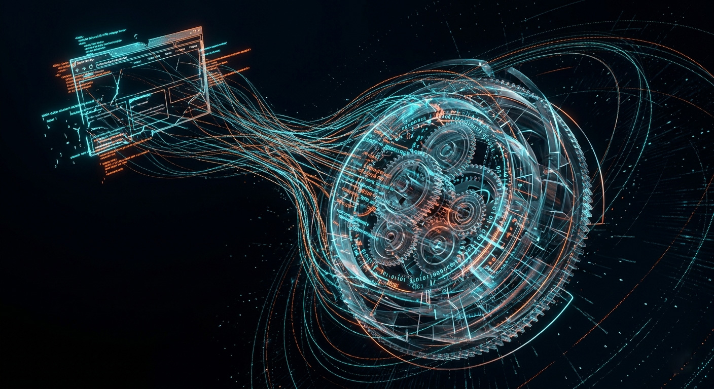 长沙奇想网络-企业官网从展示型向数智化引擎跃迁的技术原理图